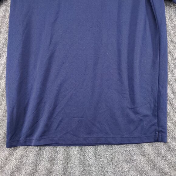 Pro Edge Men's Polo Shirt Blue Medium Short Sleeve Pullover Notre Dame Irish - Picture 8 of 14